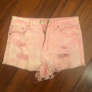 High waisted Jean shorts